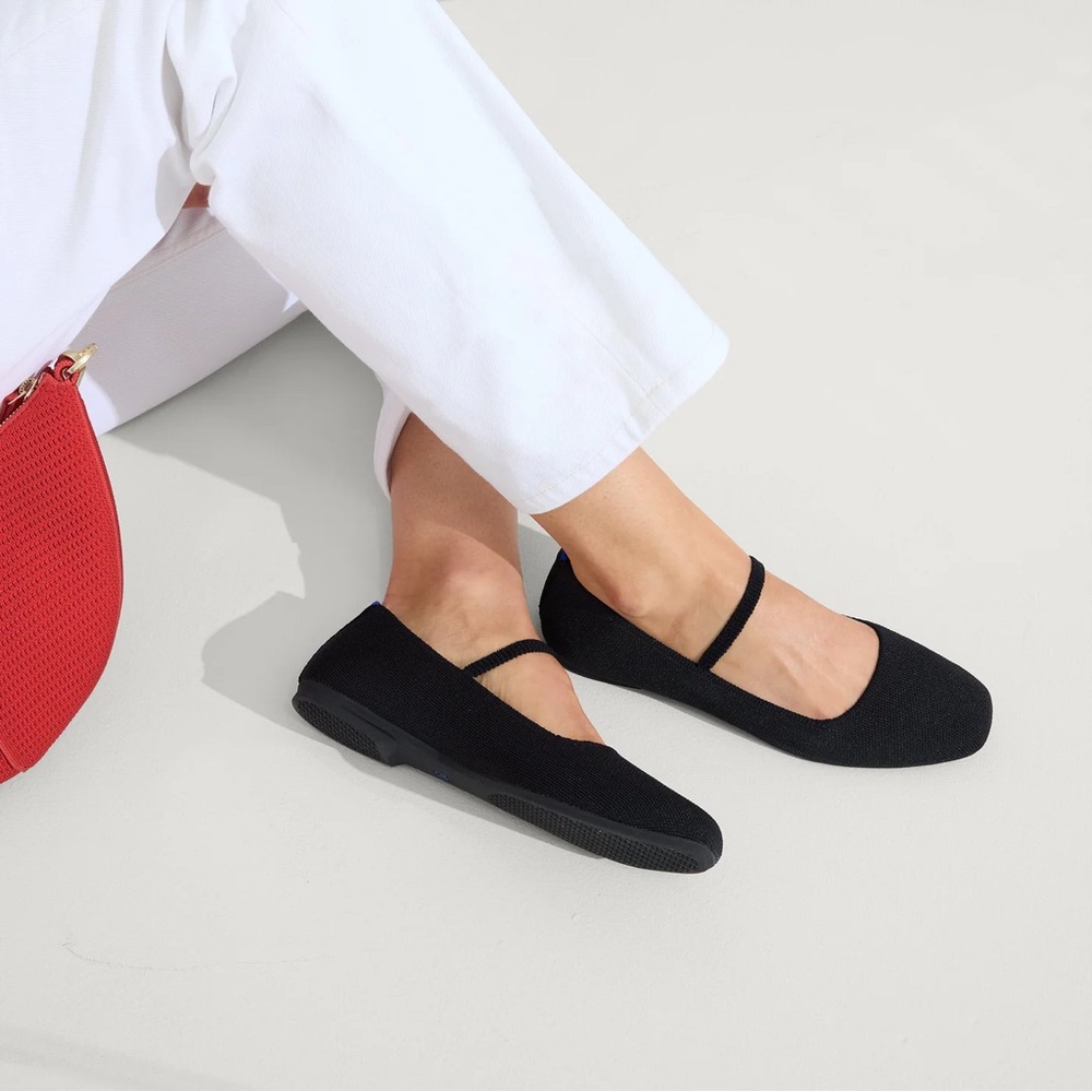 Rothy's The Max Square Black Flats